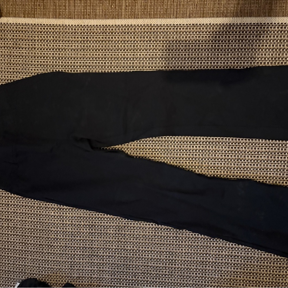 Quince Women’s Black ultra stretch ponte boot cut pants